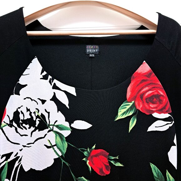Crazy Print Dress Size XXL - Picture 2 of 9